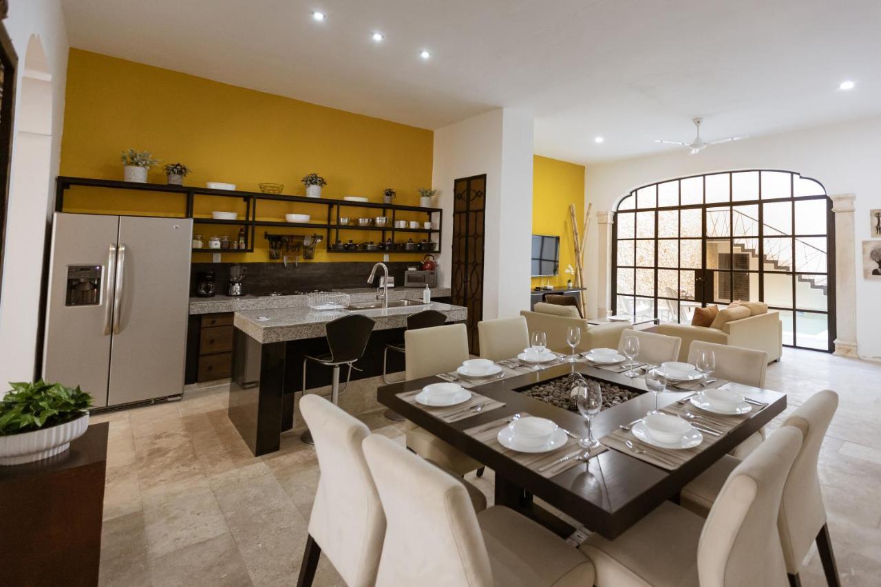 Casa Ubicada En El Corazon De Merida, Ac Y Piscina! Buitenkant foto